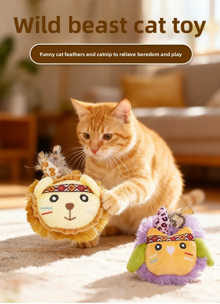Tribal Wild Beast Catnip Toy