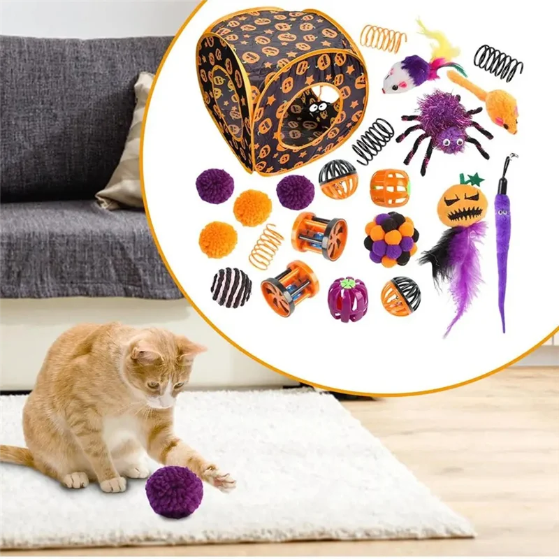 Interactive Cat Toy Mega Halloween-Bundle – The Ultimate Boredom Buster Variety Pack