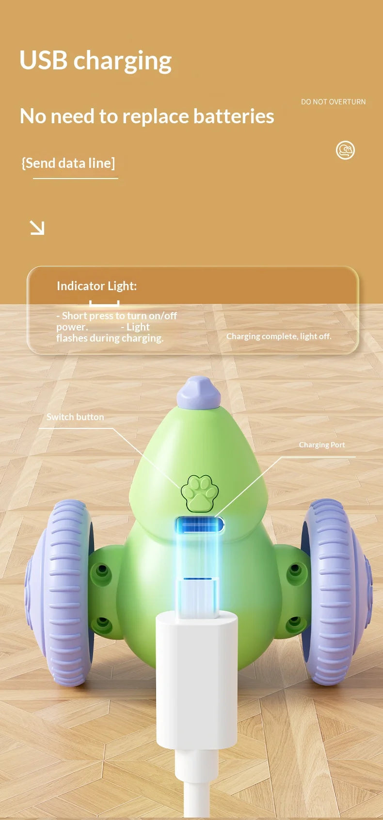 Interactive Electric Running Mouse Self-Playing Cat Toy & Automatic Teaser