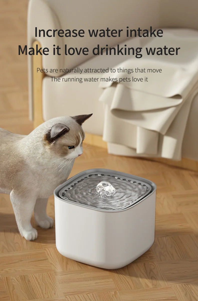 3L Automatic Recirculating Cat Water Fountain