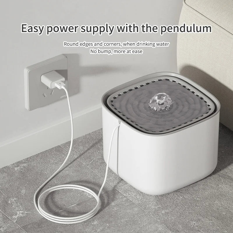 3L Automatic Recirculating Cat Water Fountain