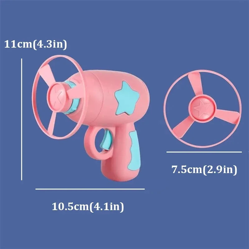 Mini Flying Disc Cat Launcher Gun | Interactive Pocket-Sized Indoor Chasing Toy