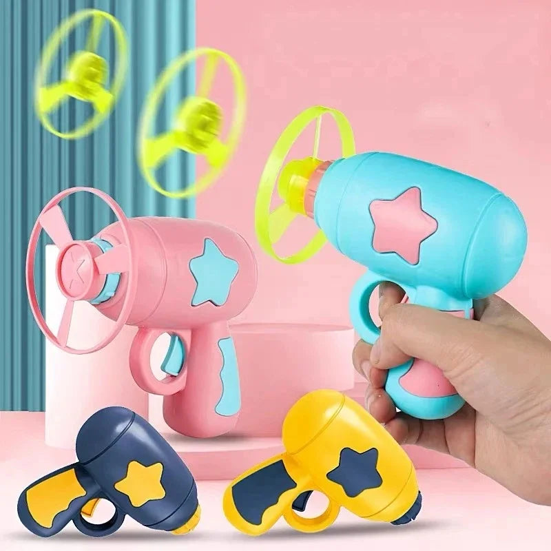 Mini Flying Disc Cat Launcher Gun | Interactive Pocket-Sized Indoor Chasing Toy