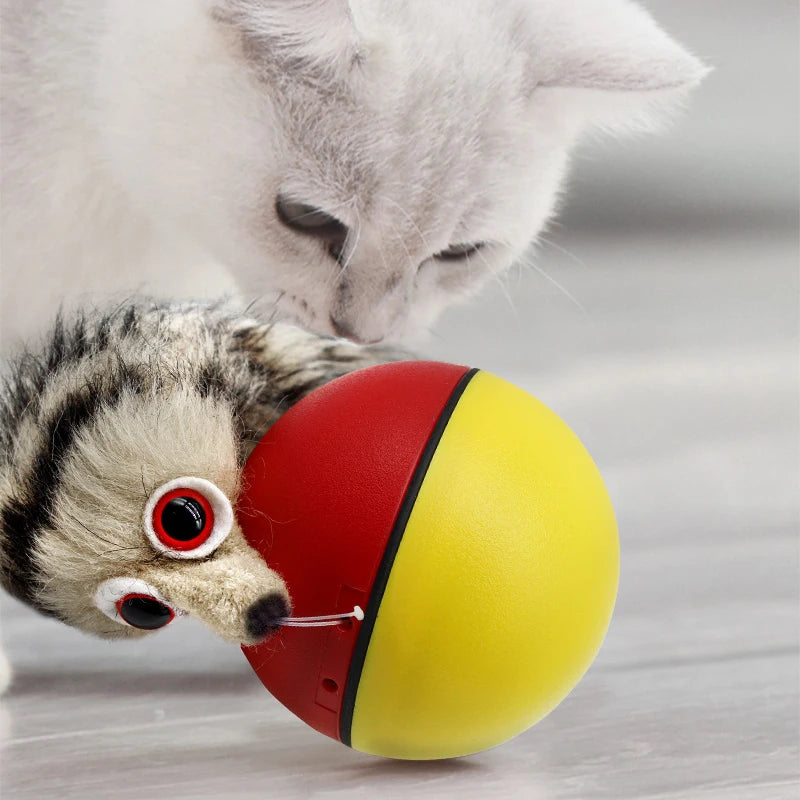 The Chaos Chaser – Motorized Rolling Beaver Ball Toy