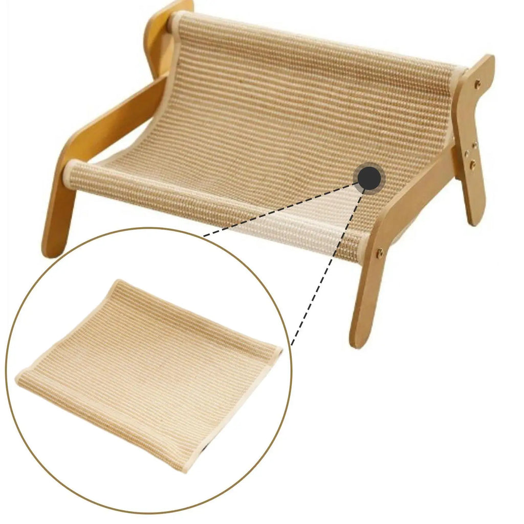 Universal Elevated Cat Bed Replacement Cover | Breathable Linen Cooling Mat Fabric