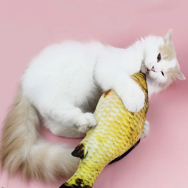 Catnip Chewing Toys Anti-Bite Simulated Fish