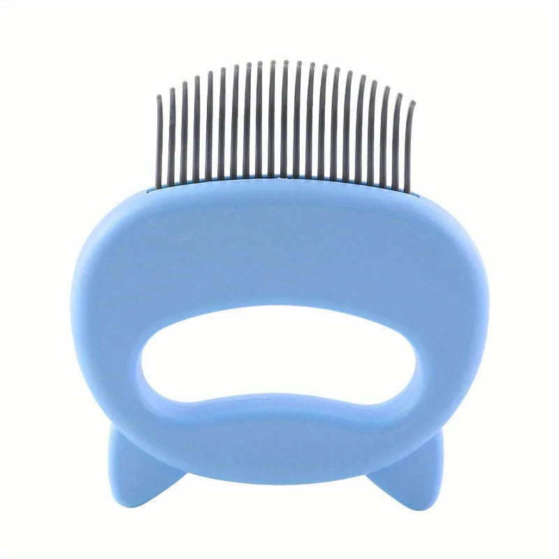 Gentle Detangling Cat Massage Comb - Easy-Grip Shedding & Grooming Brush