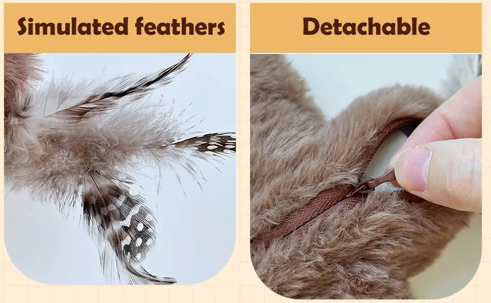 Remote Control Flapping Bird Cat Toy