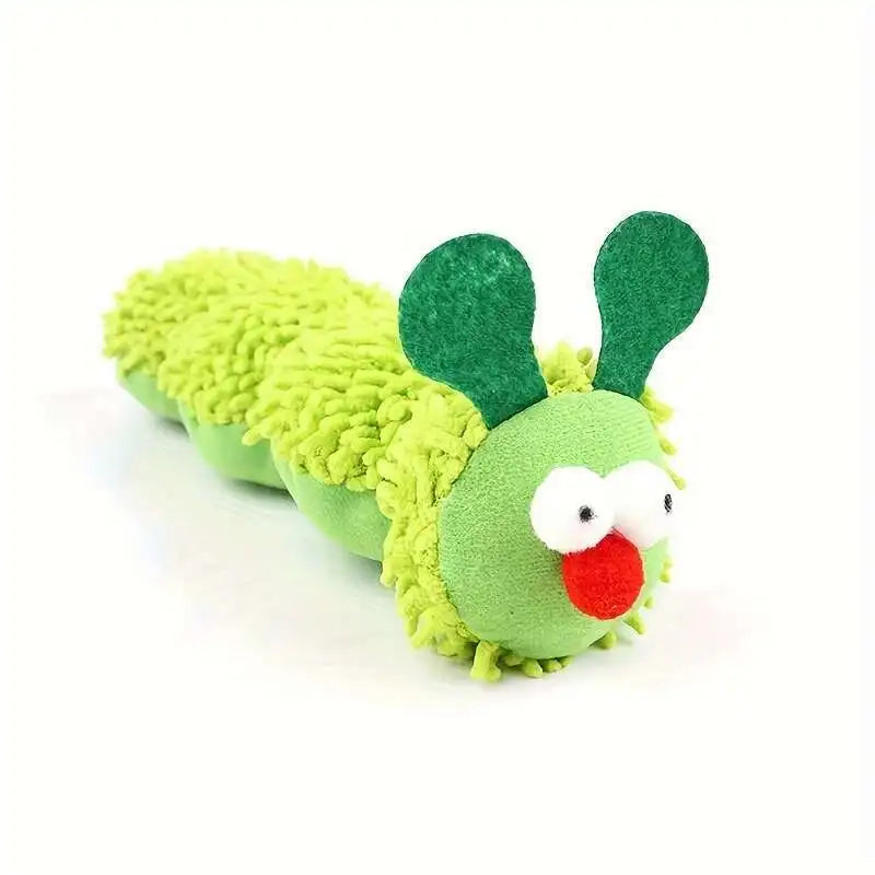 Cute Caterpillar Catnip & Silvervine Molar Chew Toy