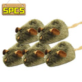 Simulated Squeaking Mouse Plush Cat Toy