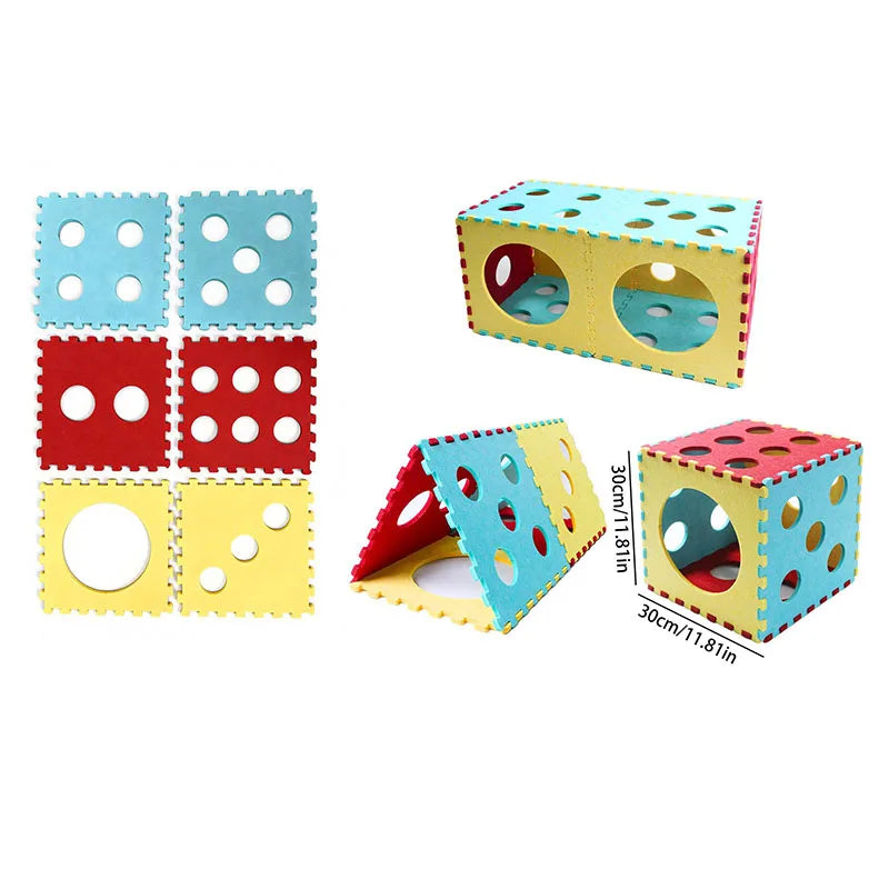 Colorful Puzzle Cube For Cats