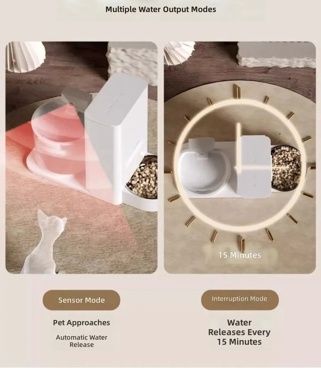 Dual-Function Wireless Automatic Pet Feeder & Waterer