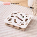 Interactive Felt Cat Puzzle Box & Ball Launcher Activity Game