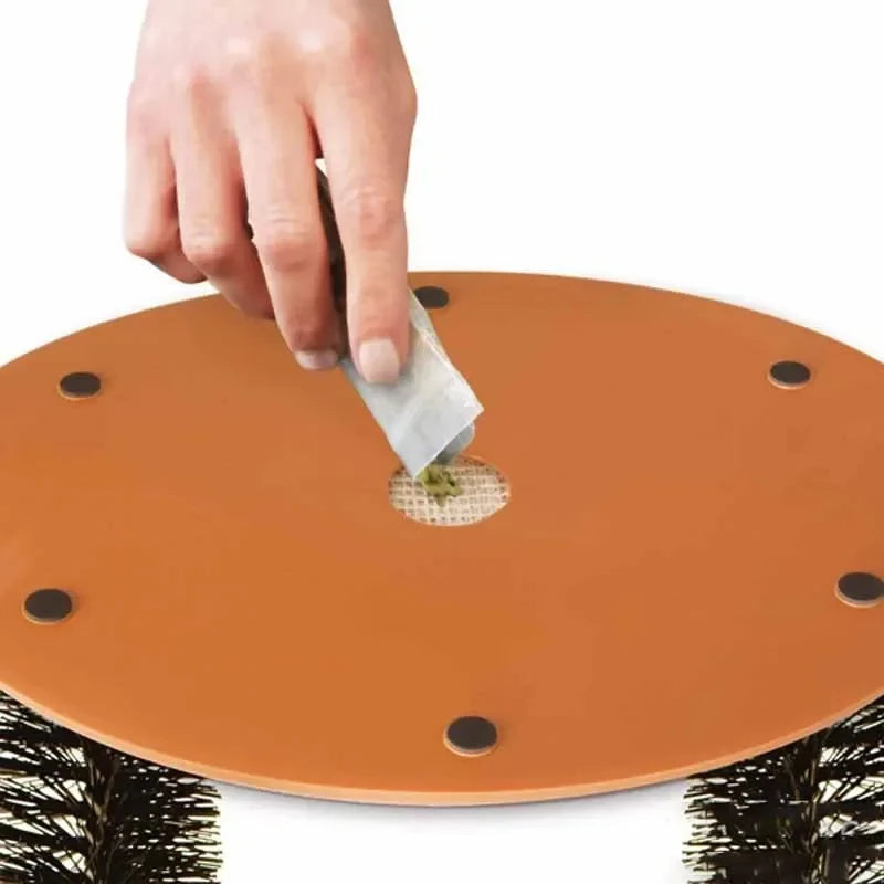 3-in-1 Cat Grooming Arch & Scratching Pad | Interactive Self-Massage Bristle Toy