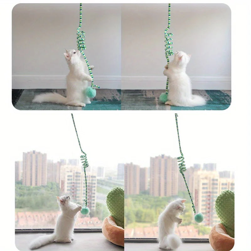 BungeeBounce™ Doorway Slinky & Interactive Hanging Cat Toy