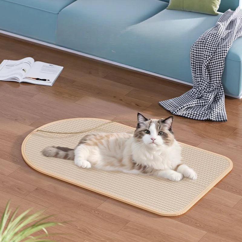 Cat Scratching Pad with Playful Built-In Toy