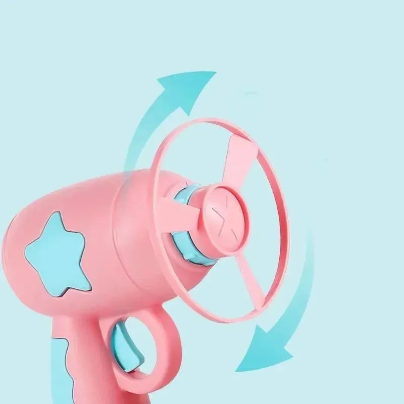 Mini Flying Disc Cat Launcher Gun | Interactive Pocket-Sized Indoor Chasing Toy