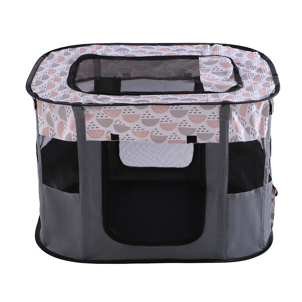 Foldable Pet Playpen & Portable Cat Delivery Room Tent