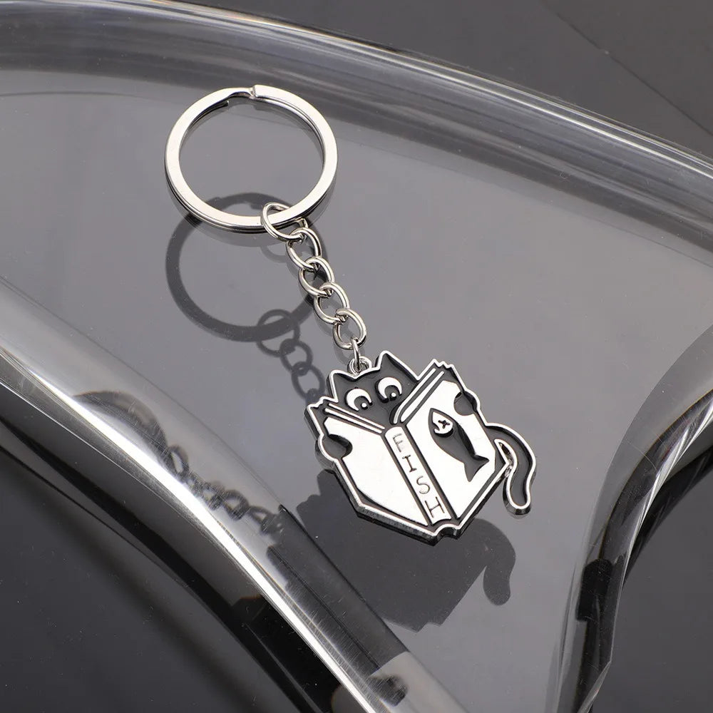 Cute Black Cat Keychain
