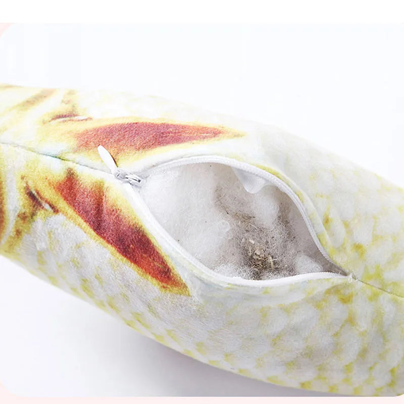 Catnip Chewing Toys Anti-Bite Simulated Fish