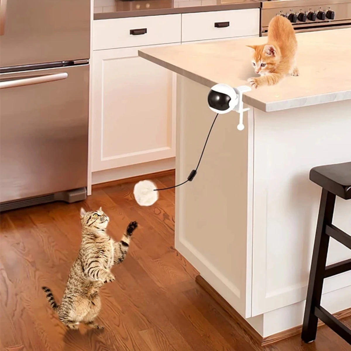 Smart Automated Electric Lifting Ball Cat Toy - Interactive Hands-Free Play