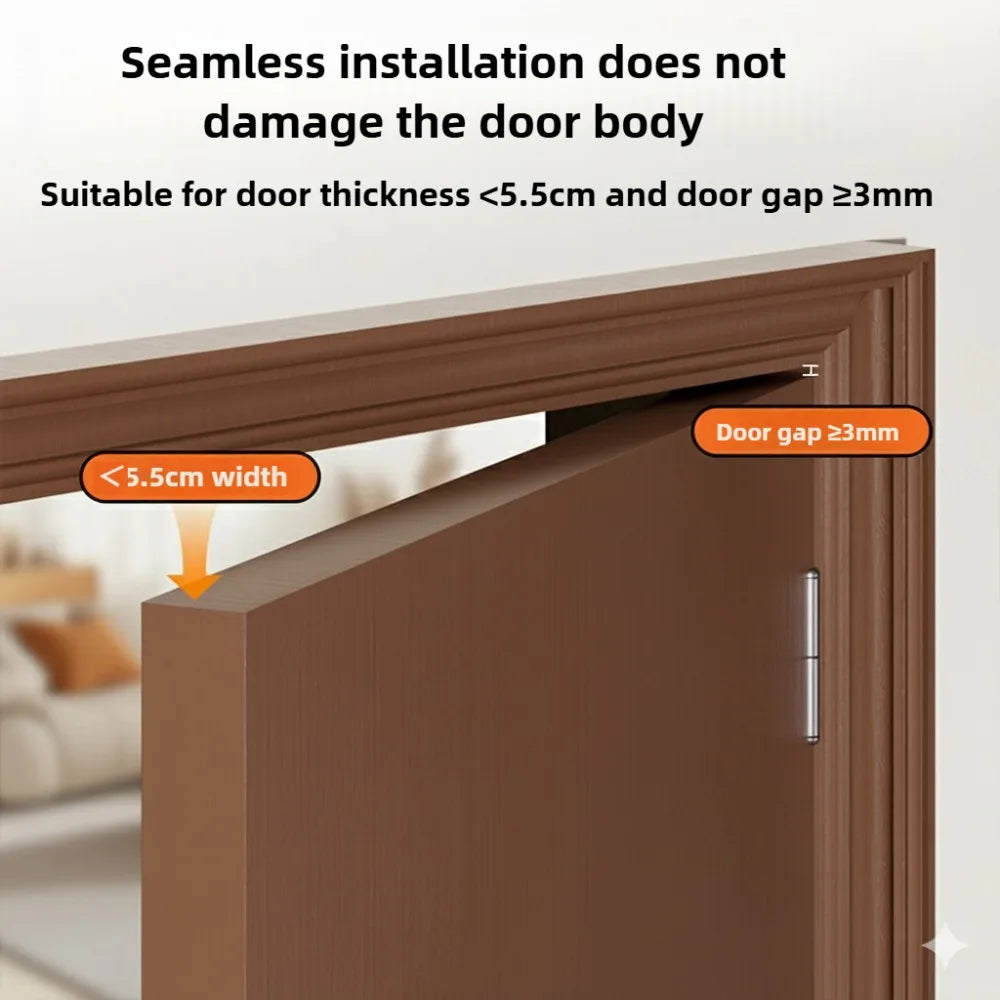 4-Level Solid Wood Hanging Door Cat Climber