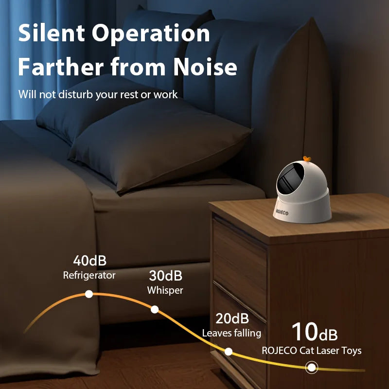 ROJECO Interactive Automatic Robotic Laser Cat Toy