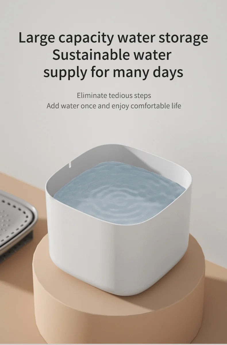 3L Automatic Recirculating Cat Water Fountain