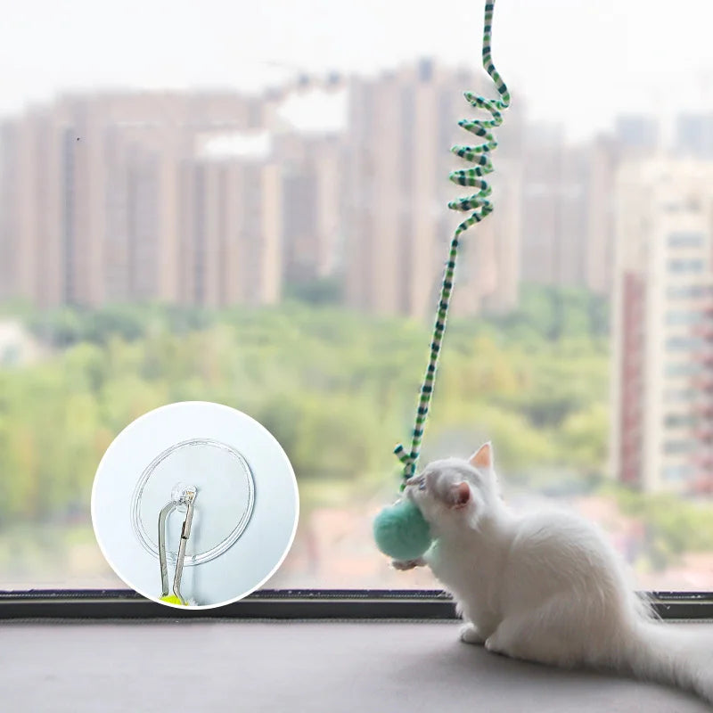 BungeeBounce™ Doorway Slinky & Interactive Hanging Cat Toy