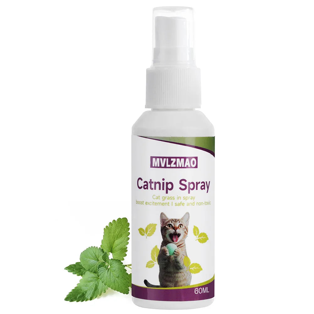 Premium Liquid Catnip Spray Feline Toy Renewer & Play Booster