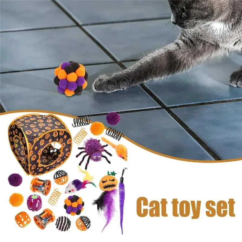 Interactive Cat Toy Mega Halloween-Bundle – The Ultimate Boredom Buster Variety Pack