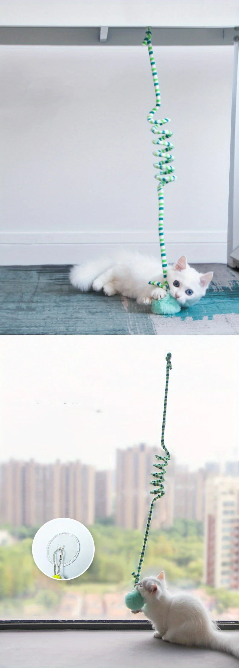 BungeeBounce™ Doorway Slinky & Interactive Hanging Cat Toy