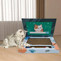 Serenable 3-in-1 Foldable Cat "Laptop" Scratcher & Interactive Play Station