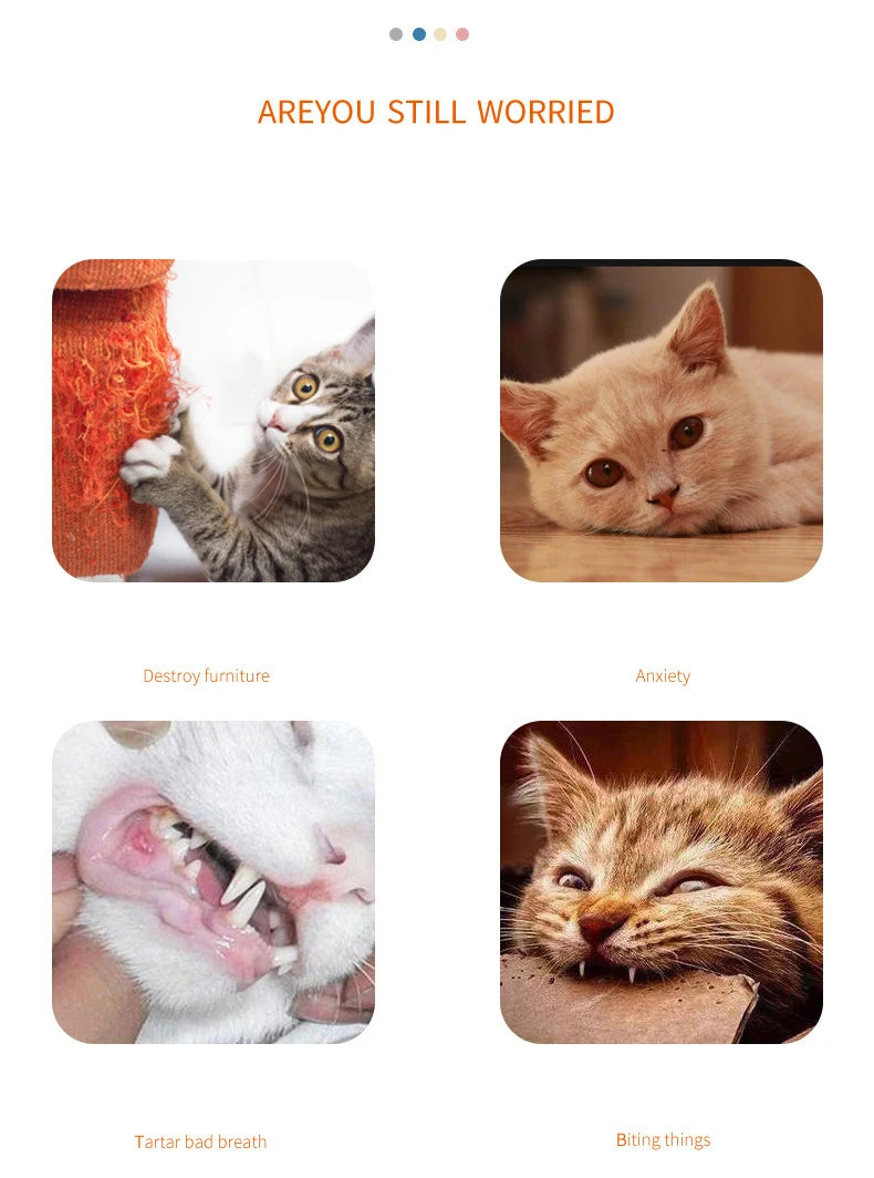 Interactive Carrot Cat Chew Toy | Bite-Resistant Natural Paper Rope Dental Scratcher