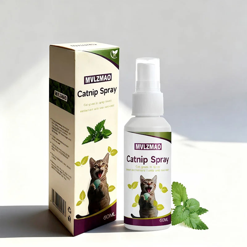 Premium Liquid Catnip Spray Feline Toy Renewer & Play Booster
