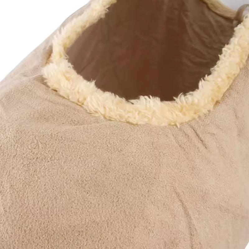 Foldable Suede Plush Cat Tunnel