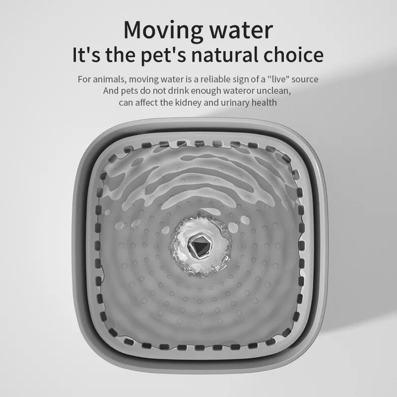 3L Automatic Recirculating Cat Water Fountain