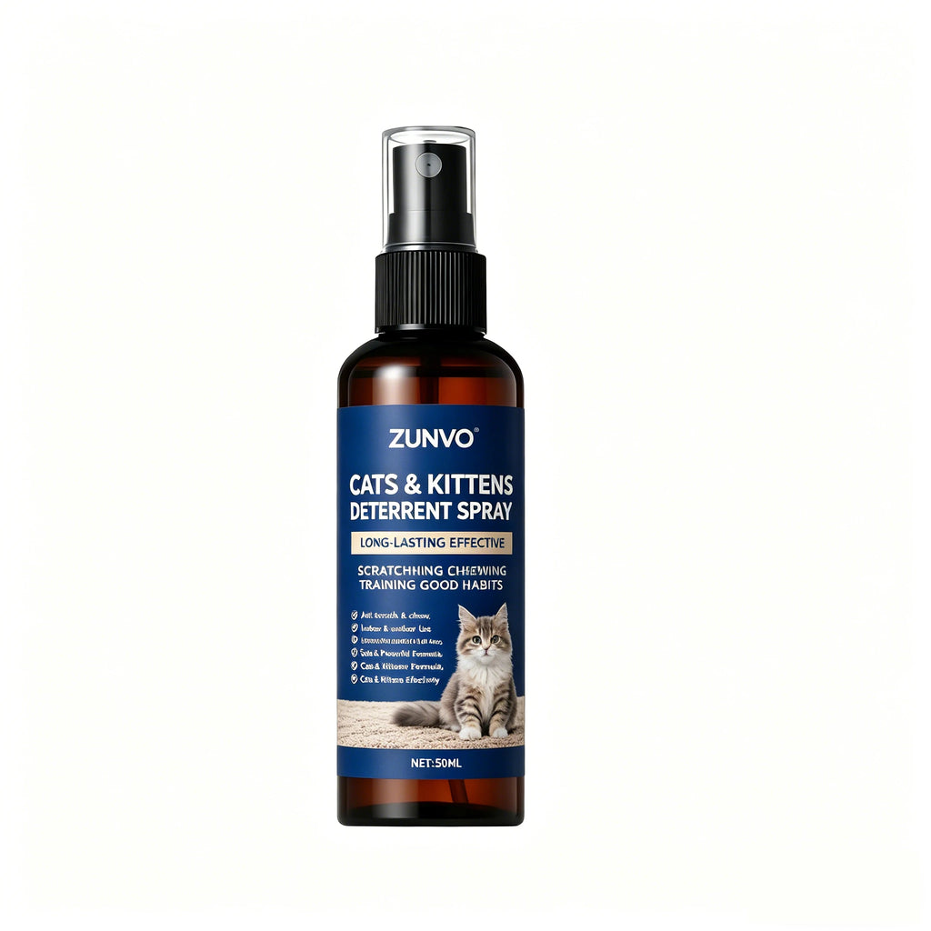 Safe & Gentle Cat Deterrent Spray Anti-Scratch & No-Chew Training Aid