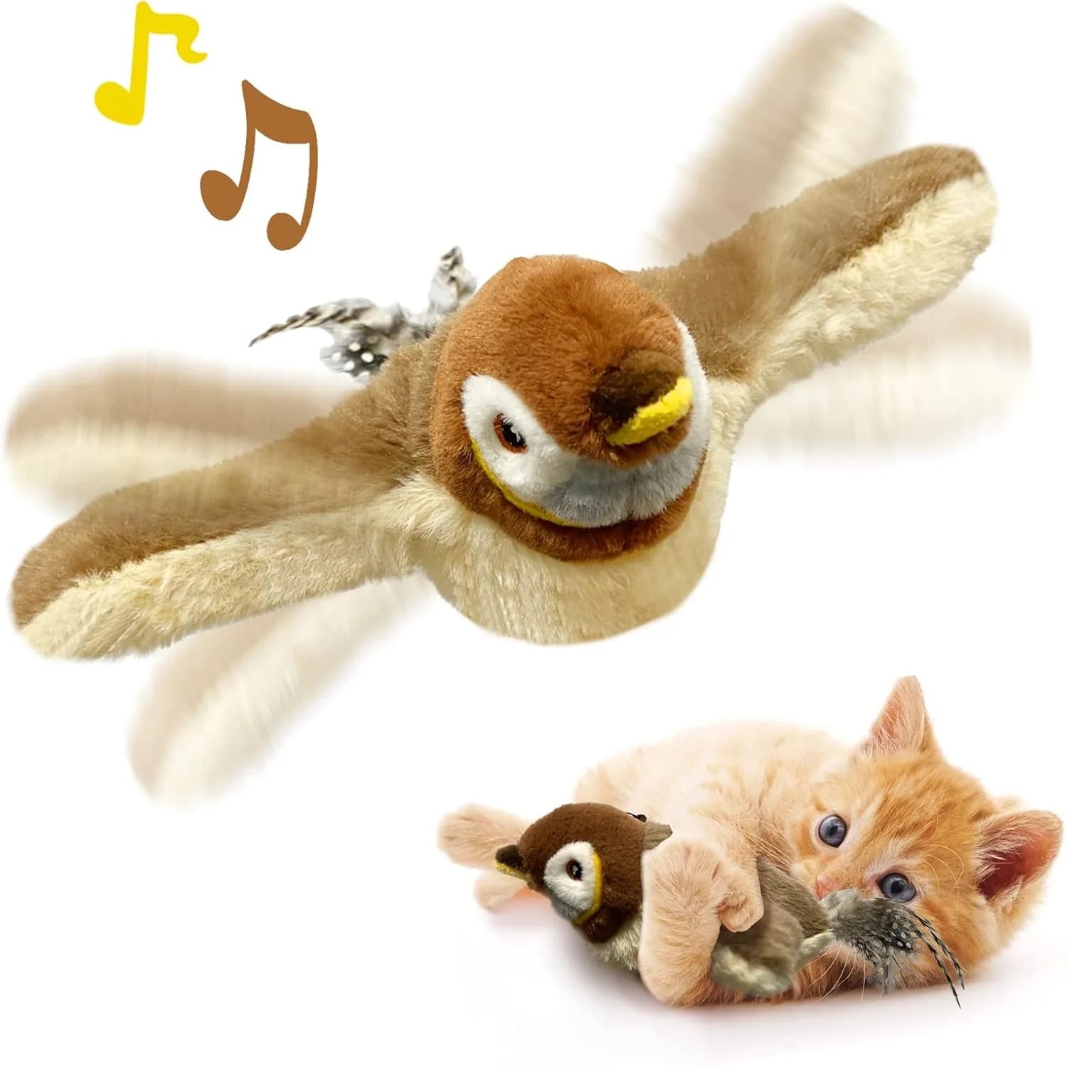 Remote Control Flapping Bird Cat Toy