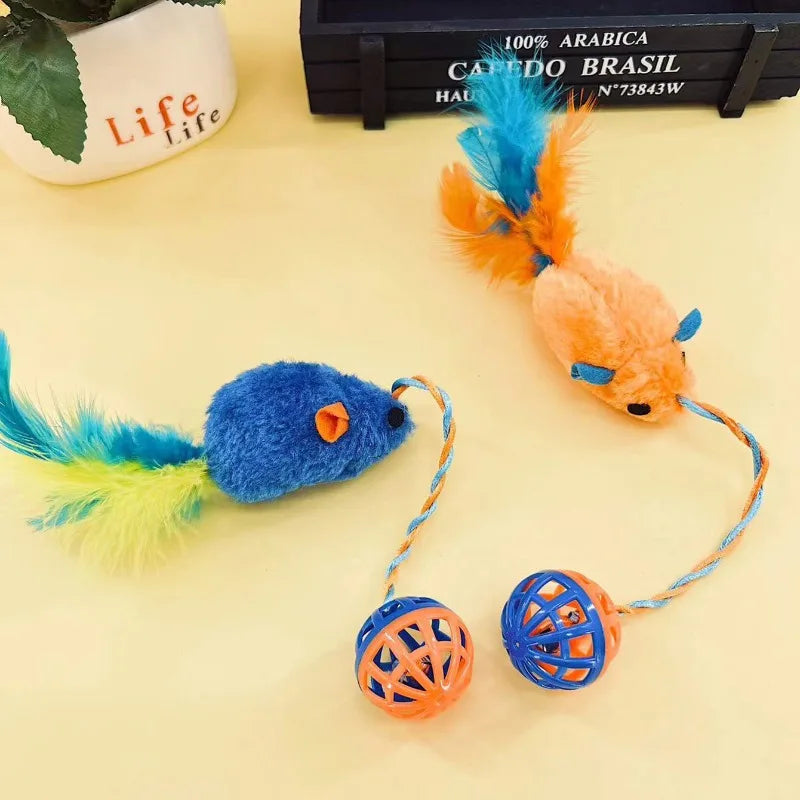 Ultimate Cat Interactive Toy Variety Pack (Plush Mice, Squeaky Balls & Bell Toys)