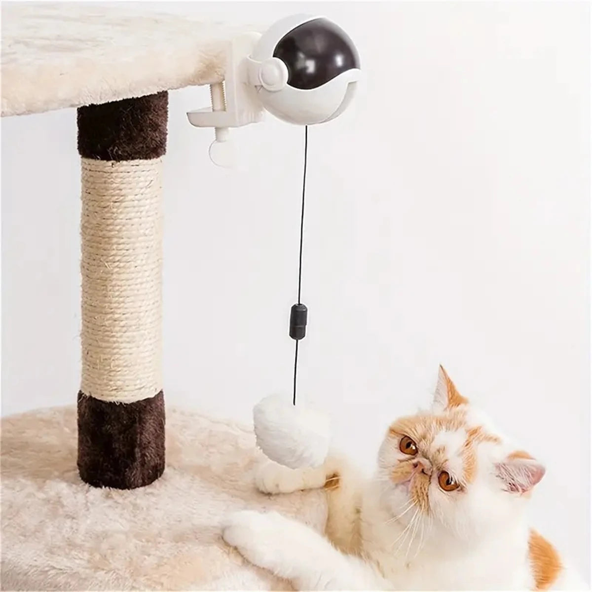 Smart Automated Electric Lifting Ball Cat Toy - Interactive Hands-Free Play