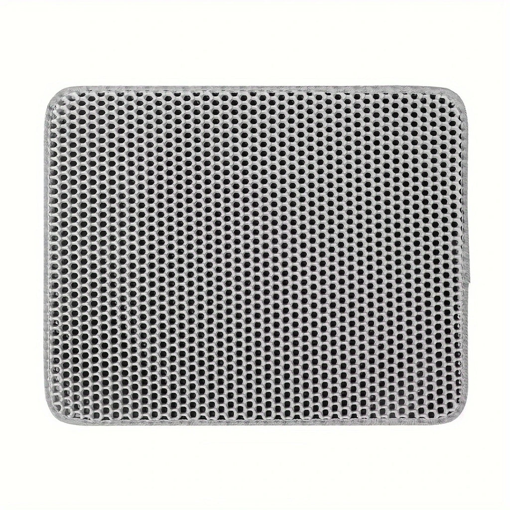Double-Layer Honeycomb Cat Litter Mat | Waterproof Scatter-Control Trapping Pad