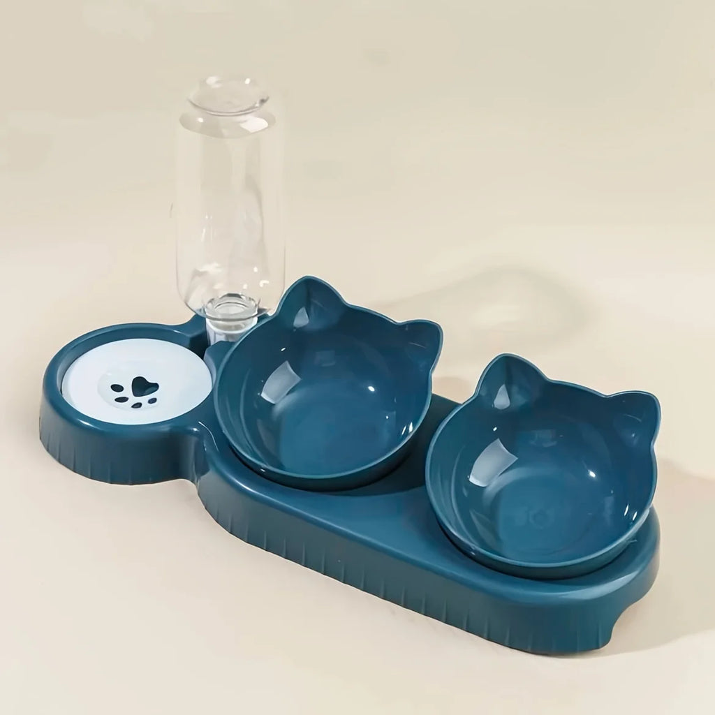 3-in-1 Ergonomic Automatic Pet Feeder Station