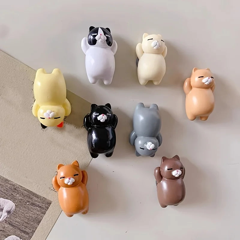 The Mischief Maker Cartoon Cat Fridge Magnets (Multi-Pack)