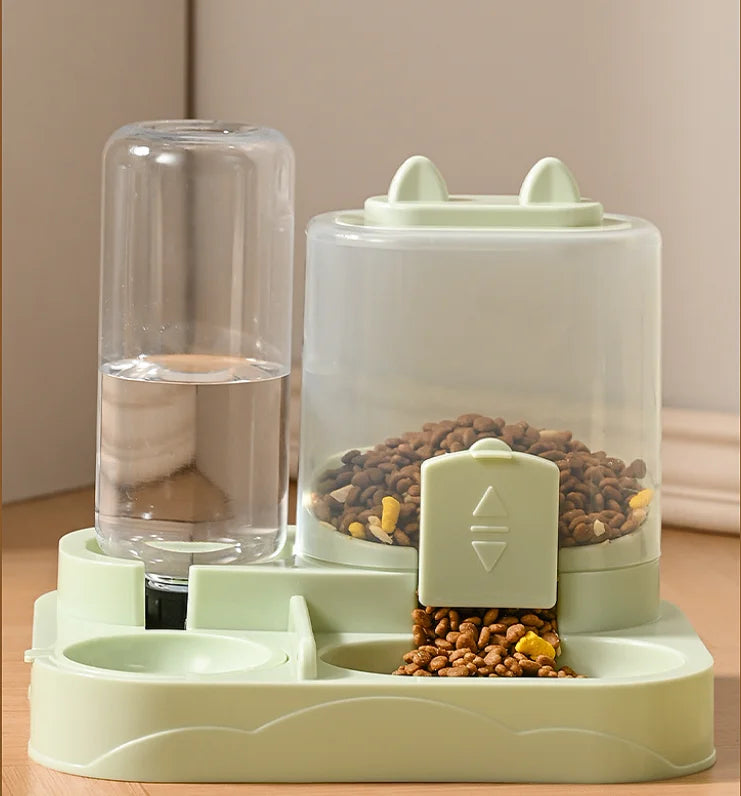 Gravity Pet Feeder & Waterer Station