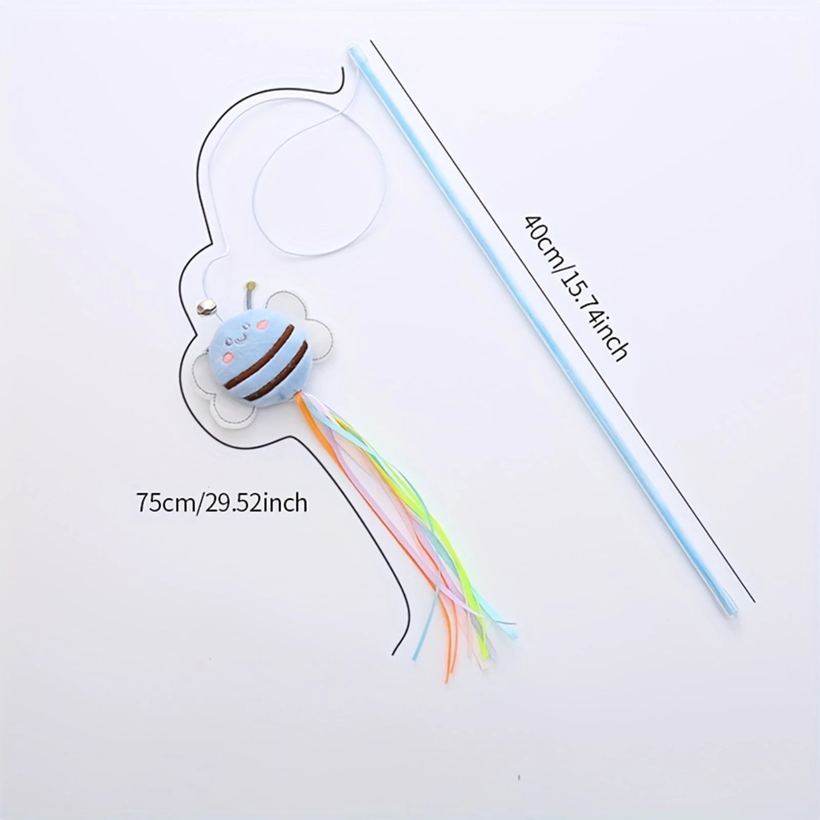 Busy Bee Interactive Tassel Cat Wand