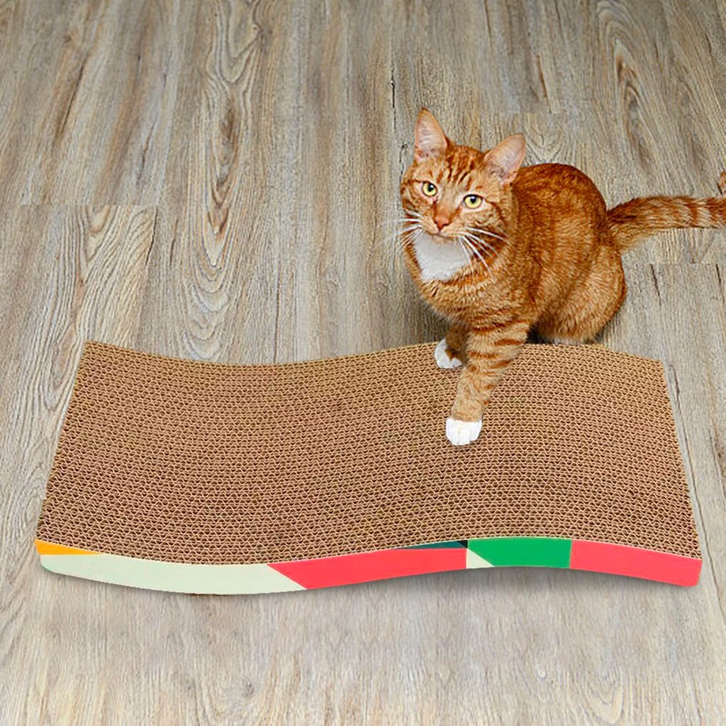 Kesoto 2-in-1 Ergonomic Cat Scratcher Sofa & High-Density Lounge Bed