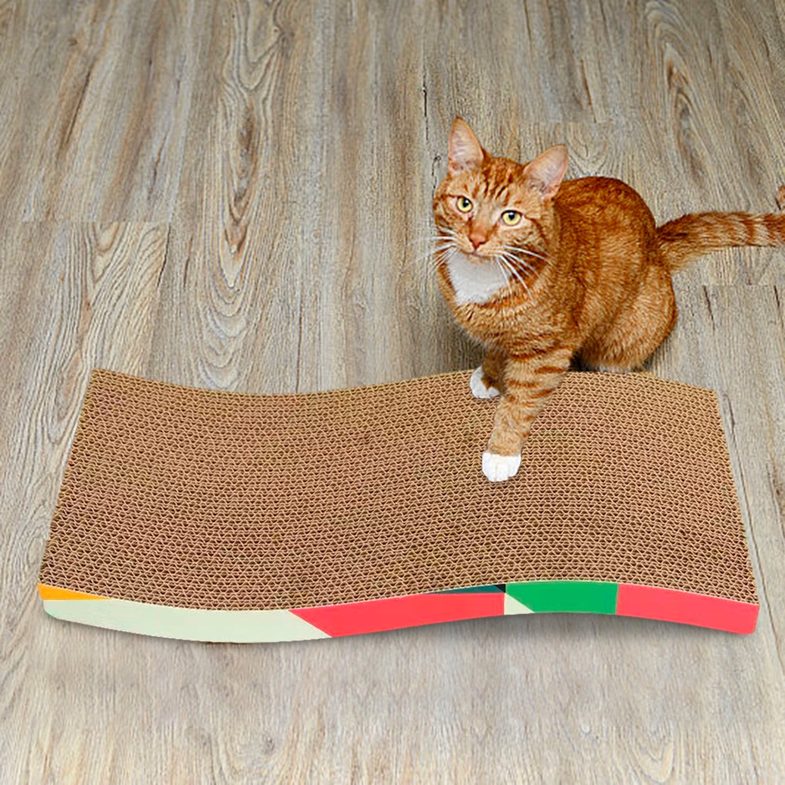 Kesoto 2-in-1 Ergonomic Cat Scratcher Sofa & High-Density Lounge Bed