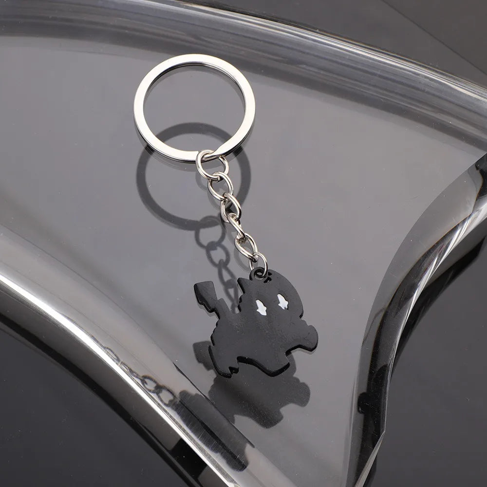 Cute Black Cat Keychain