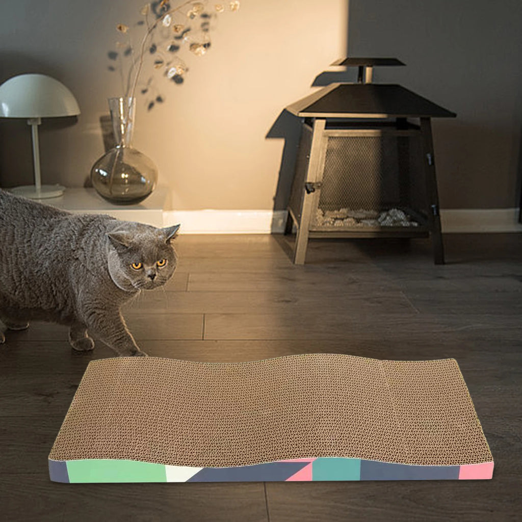 Kesoto 2-in-1 Ergonomic Cat Scratcher Sofa & High-Density Lounge Bed